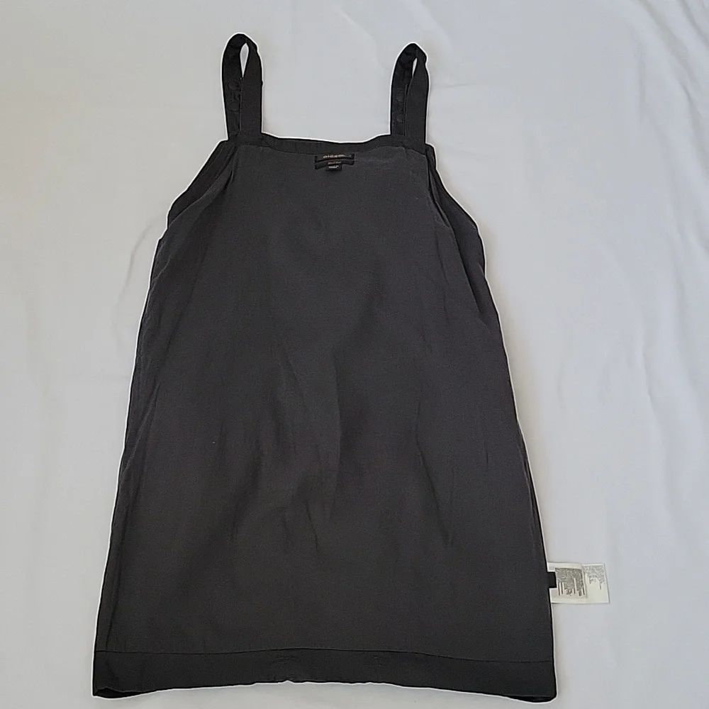 Guess Modern Gray Women's Dress Size S/M Silk Cotton Adjustable straps - Picture 13 of 13